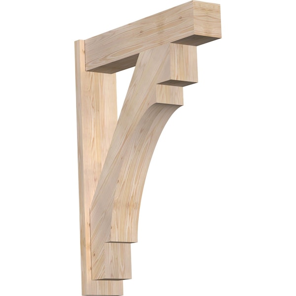 Ekena Millwork Merced Block Smooth Outlooker, Douglas Fir, 7 1/2"W x 32"D x 44"H OUT08X32X44MRC05SDF - main